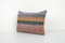 Turkish Kilim Lumbar Cushion Cover, 2010s 2