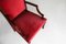 Chaise Empire Rouge, 1950s 8