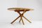 Ovaler Vintage Couchtisch aus Holz, 1970er 9