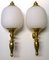 Large Italian Wall Lights from Azucena, 1950s, Set of 2 1