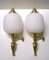 Large Italian Wall Lights from Azucena, 1950s, Set of 2 2
