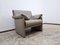 Grey Leather Armchair from de Sede 2