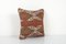 Vintage Kilim Red Wool Cushion Cover, 2010s 2