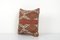 Vintage Kilim Red Wool Cushion Cover, 2010s 3