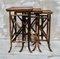 Victorian Bamboo Nest of Tables, 1880s, Set of 3 2
