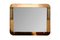 Art Deco Rectangular Bevel-Edged Wall Mirror with Etched Glass, 1920s 1