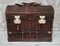 Antique Wicker Dome Topped Travel Trunk by Lisse Gallibourg, 1880s 2