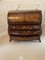 Antique 18th Century Mahogany Floral Marquetry Inlaid Cylinder Bureau, 1780s, Image 2