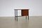 Vintage Teak Metall Beistelltisch, 1960er 7