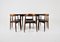 Dining Table and Chairs by Hans J. Wegner for Fritz Hansen, 1950s, Set of 7 4