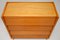 Vintage Satin Birch Chest of Drawers, 1950s, Image 9