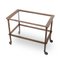 Wooden Cart with Glass Shelves, 1950s, Image 3