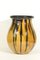 Frasco o jarrón grande sobre cuerda barnizada en amarillo y verde de Biot, sur de Francia, siglo XX, Imagen 2