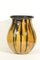 Large Jar or Vase Mounted on Yellow and Green Varnished Rope from Biot, South of France, 20th Century 2