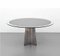 Round Dining Table in Steel & Glass by Luigi Saccardo for Maison Jansen, 1970s 2
