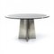 Round Dining Table in Steel & Glass by Luigi Saccardo for Maison Jansen, 1970s, Image 3