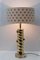 Brass and Murano Glass Lamp with Gucci Fabric, 2000s, Image 3