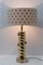Lampe aus Messing & Muranoglas mit Gucci Stoff, 2000er 3