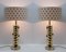 Lampe aus Messing & Muranoglas mit Gucci Stoff, 2000er 2