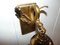 Art Deco Brass Swan Wall Lamp, 1920s 11