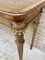 Mid-Century French Console Table in Walnut and Oak Veneer, 1960s, Image 4