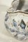 Blauer Keramikkrug mit Blumendekor von Boris Kassianoff, Vallauris, Frankreich, 1950er 5