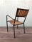 Iron Garden Chair with Armrests, Italy, 1940s 8