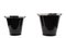 Black Enamel Buckets, Holland, 1955, Set of 2 1