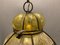 Wrought Iron Craquelè Murano Glass Latern Light Pendant , 1960s 5