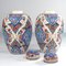 Niederländische Polychrome Steingut Vasen aus Delft, 1980er, 2er Set 11