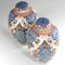 Dutch Polychrome Earthenware Delft Vases, 1980s, Set of 2 3