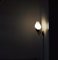 Lampada da parete Tulip a due braccia in ottone e vetro opalino di Fog & Mørup, anni '50, Immagine 9