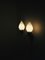 Lampada da parete Tulip a due braccia in ottone e vetro opalino di Fog & Mørup, anni '50, Immagine 10