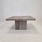 Mesa de centro italiana de granito, años 80, Imagen 3