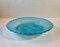 Pressed Uranium Blue Glass Bowl from Holmegaard, 1930s 5