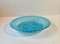 Pressed Uranium Blue Glass Bowl from Holmegaard, 1930s, Image 9