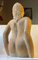 Vintage Italian Terracotta Sculpture of Voluptuous Nude Female Torso, 1950s 17
