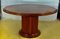 Runder Art Deco Tisch mit Auszug von Grange, 1970er 1