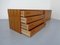 Wall Unit Teak Cabinets by Kai Kristiansen for Feldballes Furniture Factory, 1960s, Set of 2 3