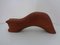 Large Danish Teak Cat Sculpture, 1960s 16