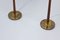 Swedish Modern Floor Lamps in Teak & Brass from Asea, 1950s, Set of 2 2