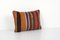 Vintage Turkish Striped Wool Cushion Cover, 2010s 2