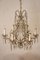 Ancient Mary Teresa Chandelier in Wrought Iron and Crystal, 1930s 1