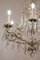 Ancient Mary Teresa Chandelier in Wrought Iron and Crystal, 1930s 5