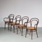 Charlie Chaplin Dining Chairs from Thonet, Romania, 1960s, Set of 4 1