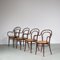 Charlie Chaplin Dining Chairs from Thonet, Romania, 1960s, Set of 4 2