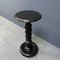 Black Wooden Side Table with Twisted Base 17