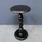 Black Wooden Side Table with Twisted Base 3