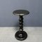 Black Wooden Side Table with Twisted Base, Image 12