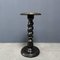 Black Wooden Side Table with Twisted Base, Image 11